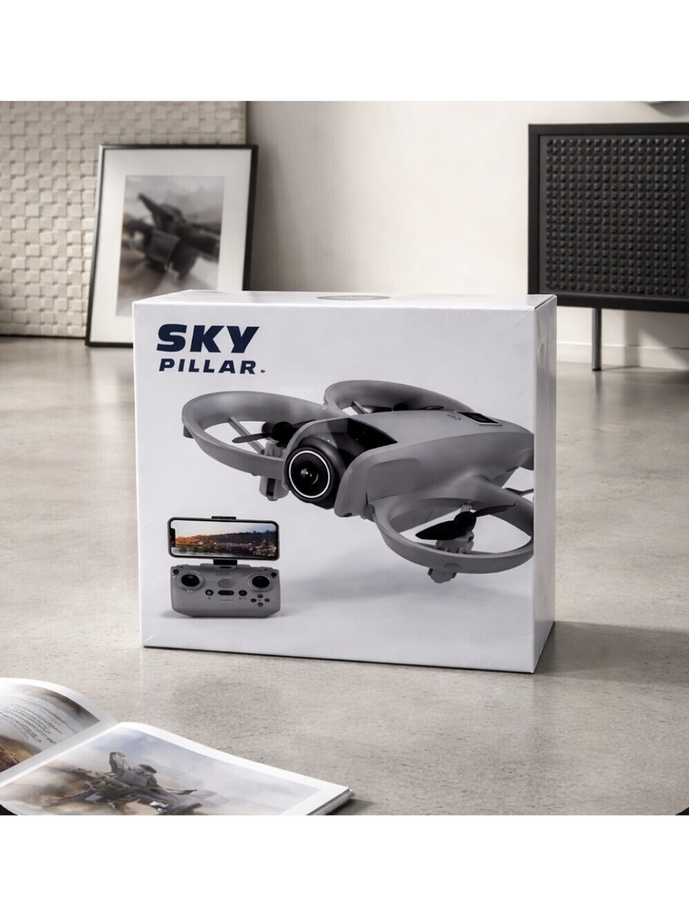 HIDrone (SKY Pillar) Aerial HD high quality Camera Drone "NEW Sealed in Box".